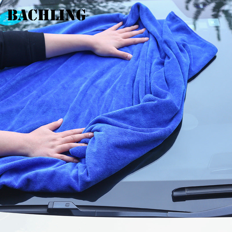 60x160/180cm Car Wash Towel 400GSM Microfiber High Water Absorption Cleaning Car