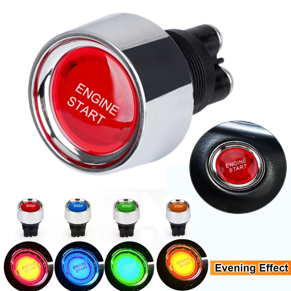 50A Multi-Functional Car Engine Start Push Button Keyless Ignition Starter Switc