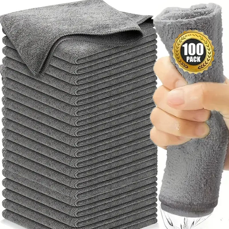 Thicken Microfiber Cleaning Cloths Lint Free Microfiber Cleaning Towel Cloths Re