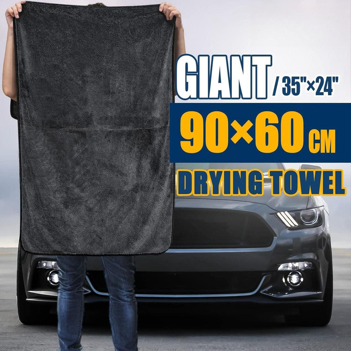 Strong Absorbent Microfiber Car Towels Scratch-Free Drying Cleaning Wipe Cloth f