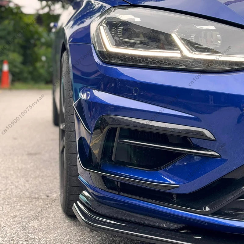 For VW Golf Mk7.5 R-Line & MK7.5 R GTI GTD RevoZport Style Front Bumper Side Can