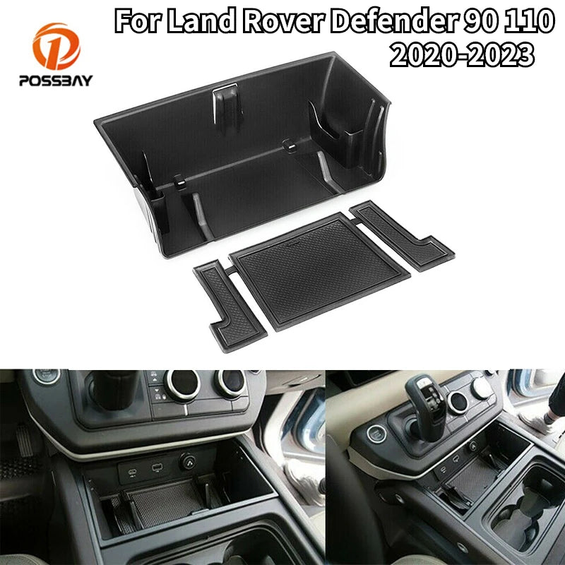Central Control Center Storage Box Stowing Tidying for Land Rover Defender 90 11