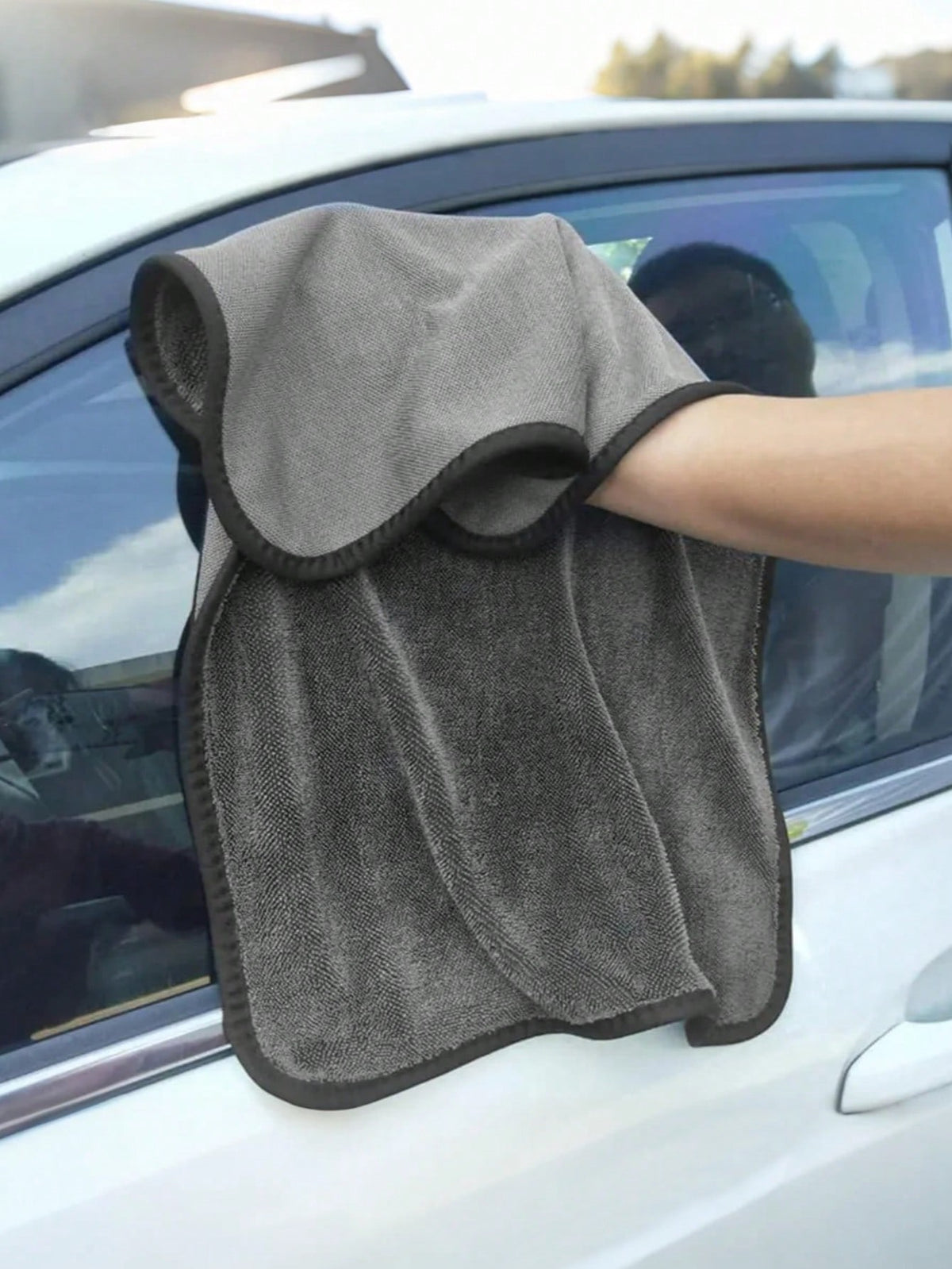 Extra Large Car Microfiber Towel – Super Absorbent, Lint-Free, Scratch-Proof, Qu
