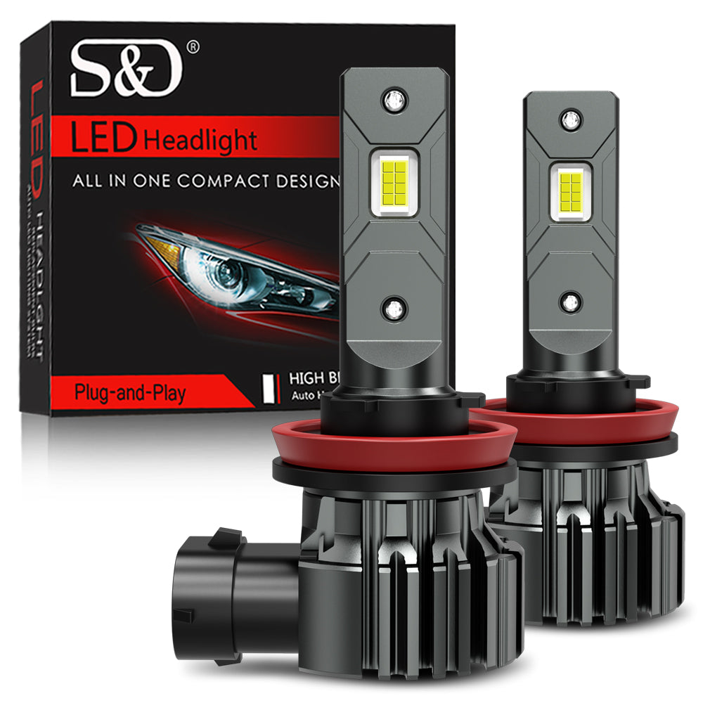 20000LM H8 H11 LED Headlight Bulbs for Car No Fan 9005 HB3 9006 HB4 880 881 LED