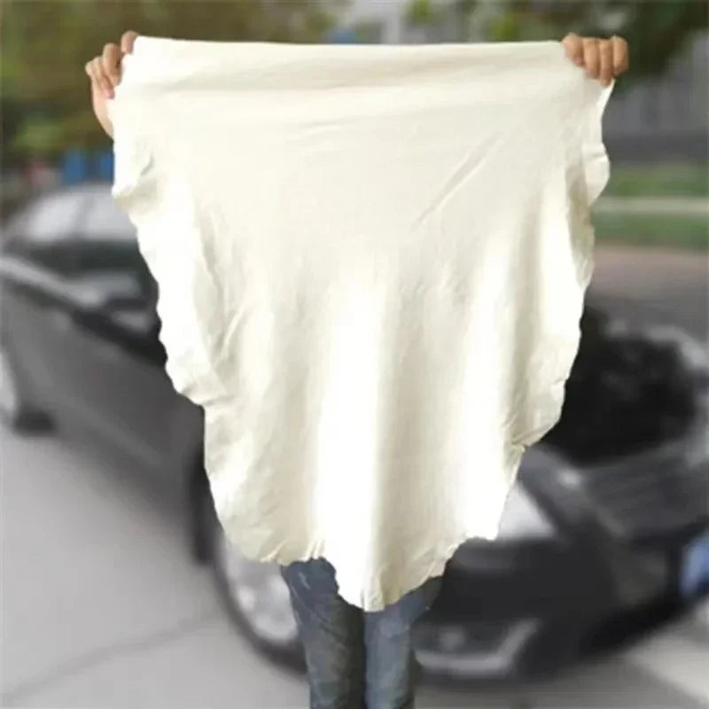 40x70CM Natural Deerskin Leather Quick Dry Cleaning Towel Super Absorbent Glass