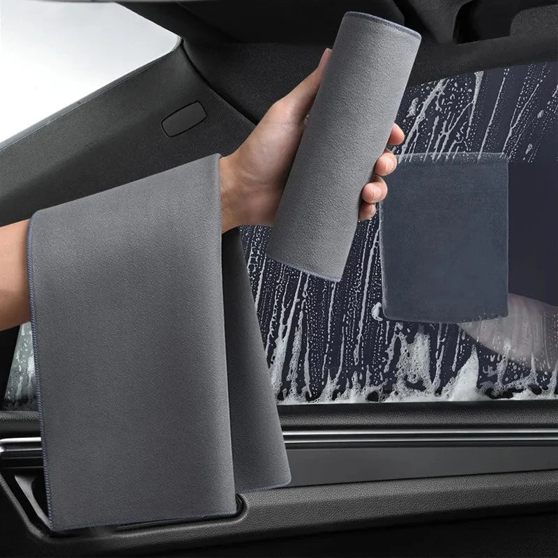 High Quality Chamois leather Coral Fleece Car Cleaning Cloth Towel Thicken Water