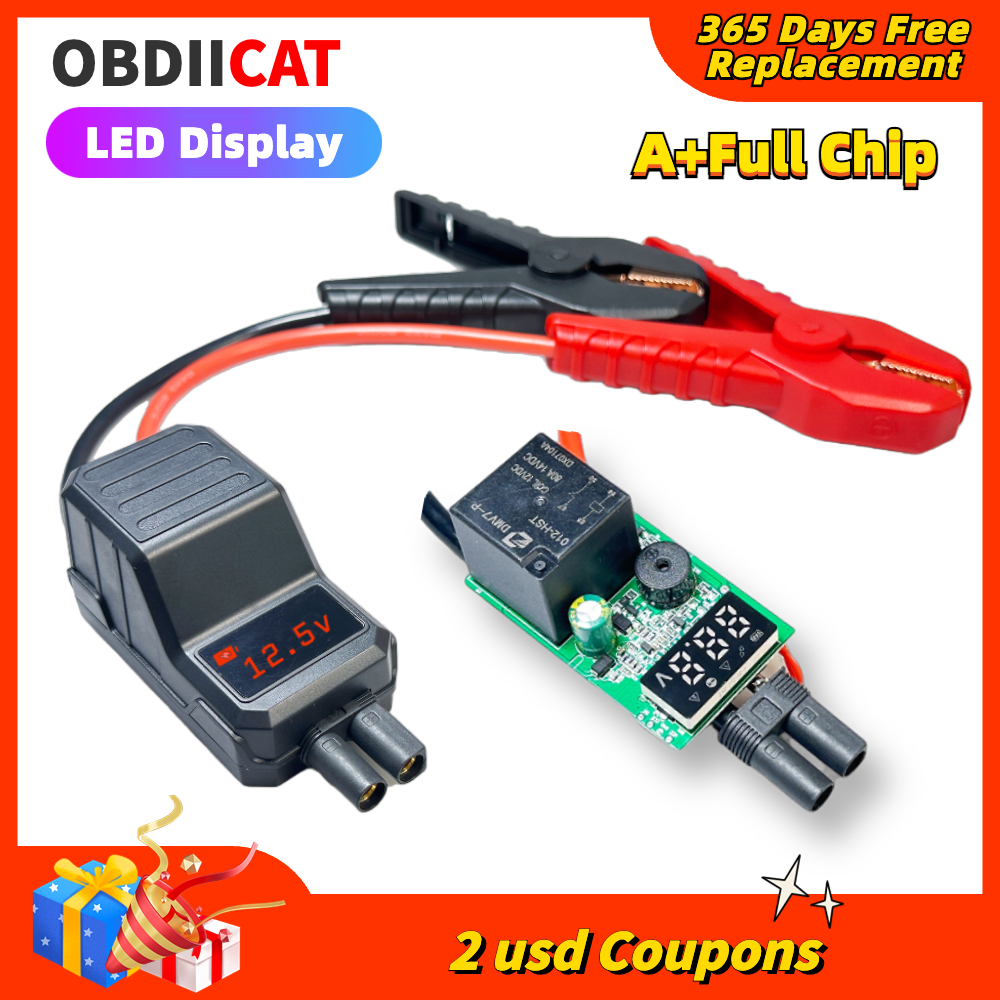 Emergency Jumper Cable Clip Intelligent Clamp Booster Smart Battery Clips for Un