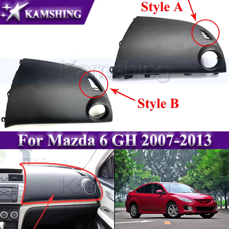 Kamshing Brand Dashboard Cover Panel For Mazda 6 GH 2007-2013 Instrument Panel C