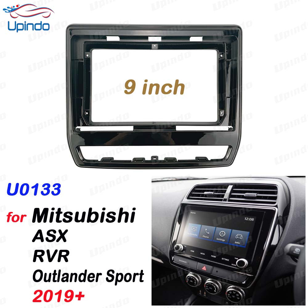 Car Accessories 2 Din 9 Inch Android Radio GPS Fascia Panel Audio Video Frame Da