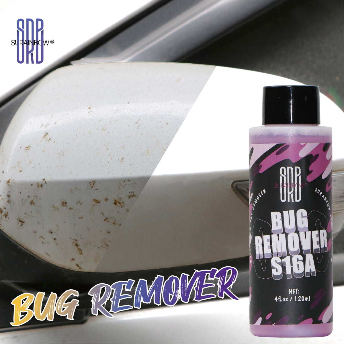 Car Bug Remover- Powerful Car Bug Remover For Car Detailing | All Purpose Spray