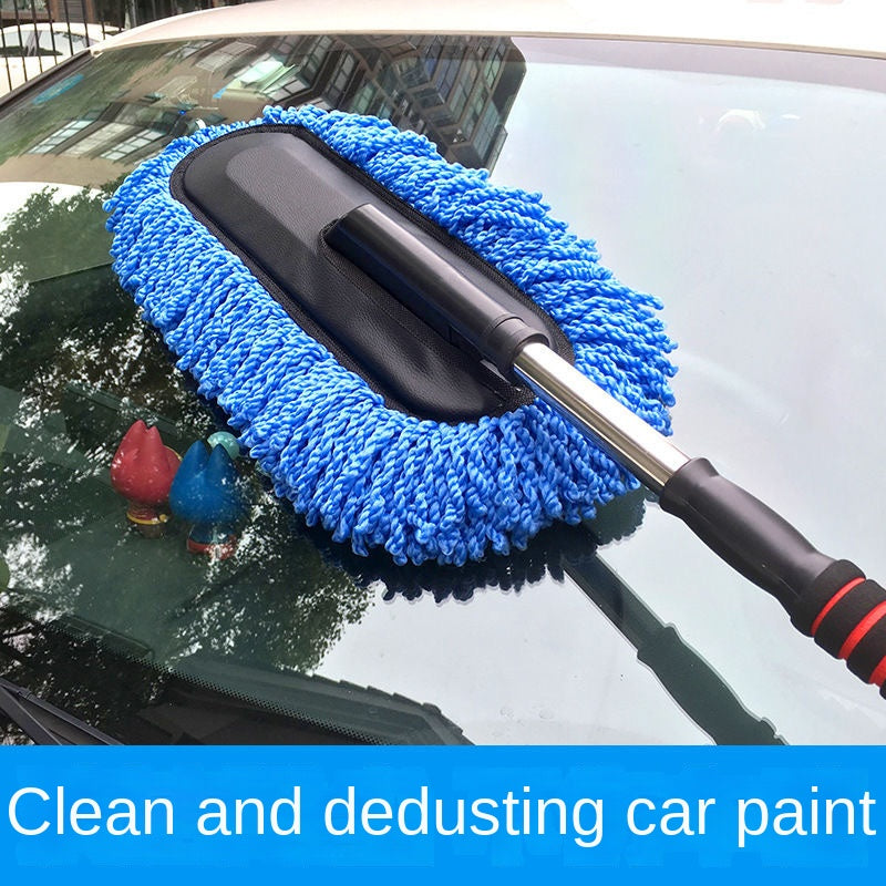 Microfiber Car Wash Brush Mop Kit, Mitt Sponge With Long Handle Car Cleaning Sup