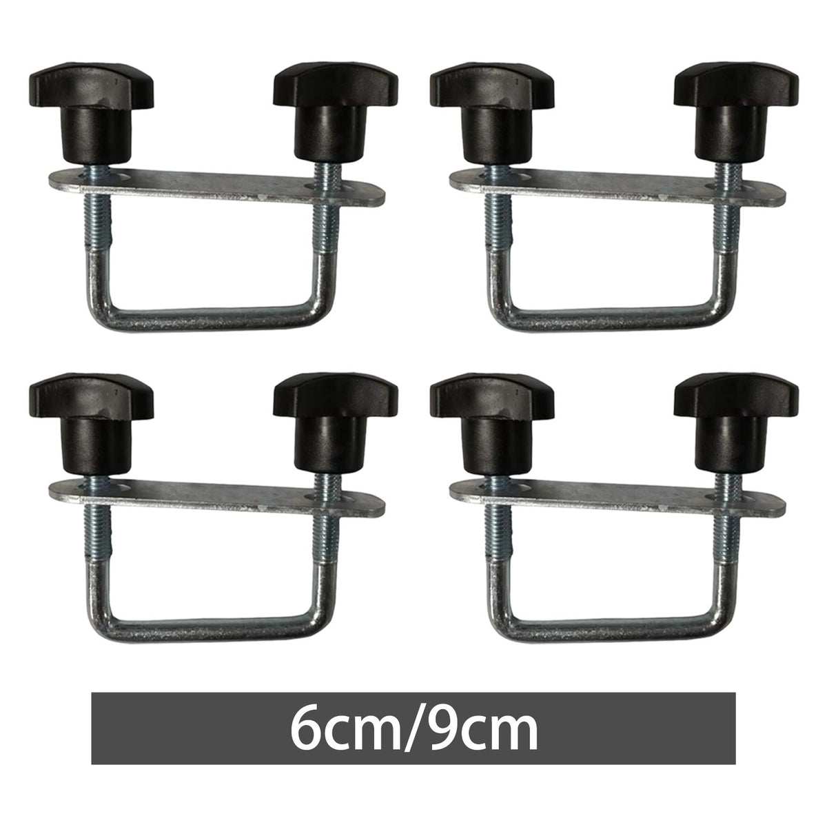 4x Roof Box U Bolt Clamp Nylon Metal Fittings High Performance Car Van Mounting