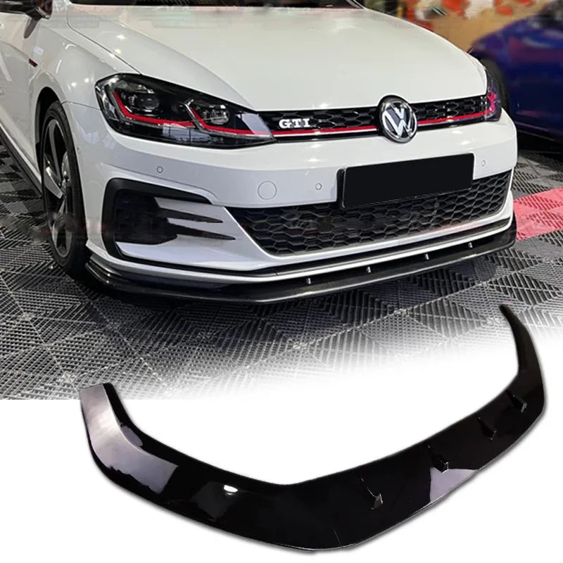 For VW Golf MK7.5 Golf 7.5 GTI GTD GTE 2017-2020 TCR Style 3PCS Front Bumper Lip