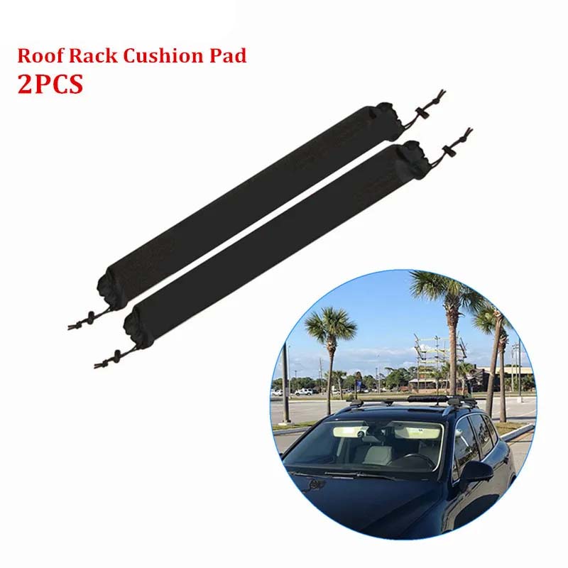 60CM 1 pair Car Roof Rack Soft Pads For Canoe/Surfboard/Paddleboard/SUP/Snowboar