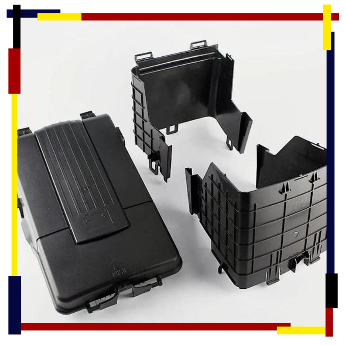 Car Battery Dust Cover Parts for VW Jetta 2006-2014 Passat B6 2006-2011 Replacem