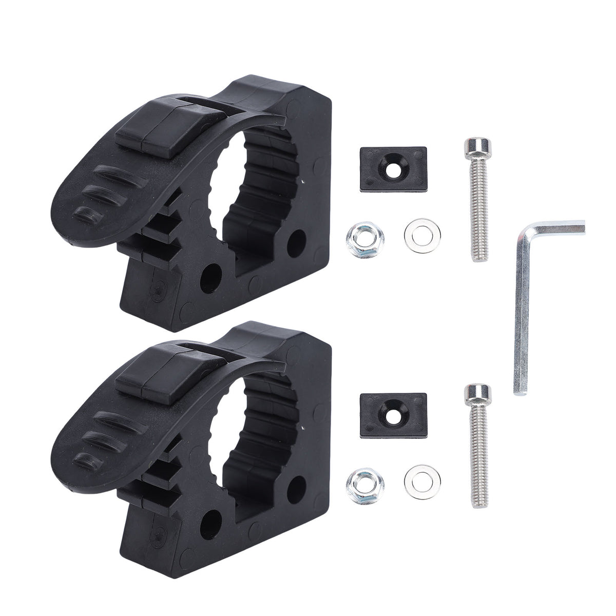 Roof Rack Shovel Holder Aluminum Alloy Quick Release Clamp Mounting Bracket Kit