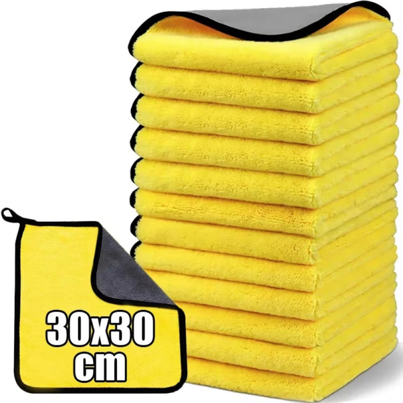 1-15PCS Microfiber Cleaning Towel Car Cleaning Cloths Professional Detailing Car
