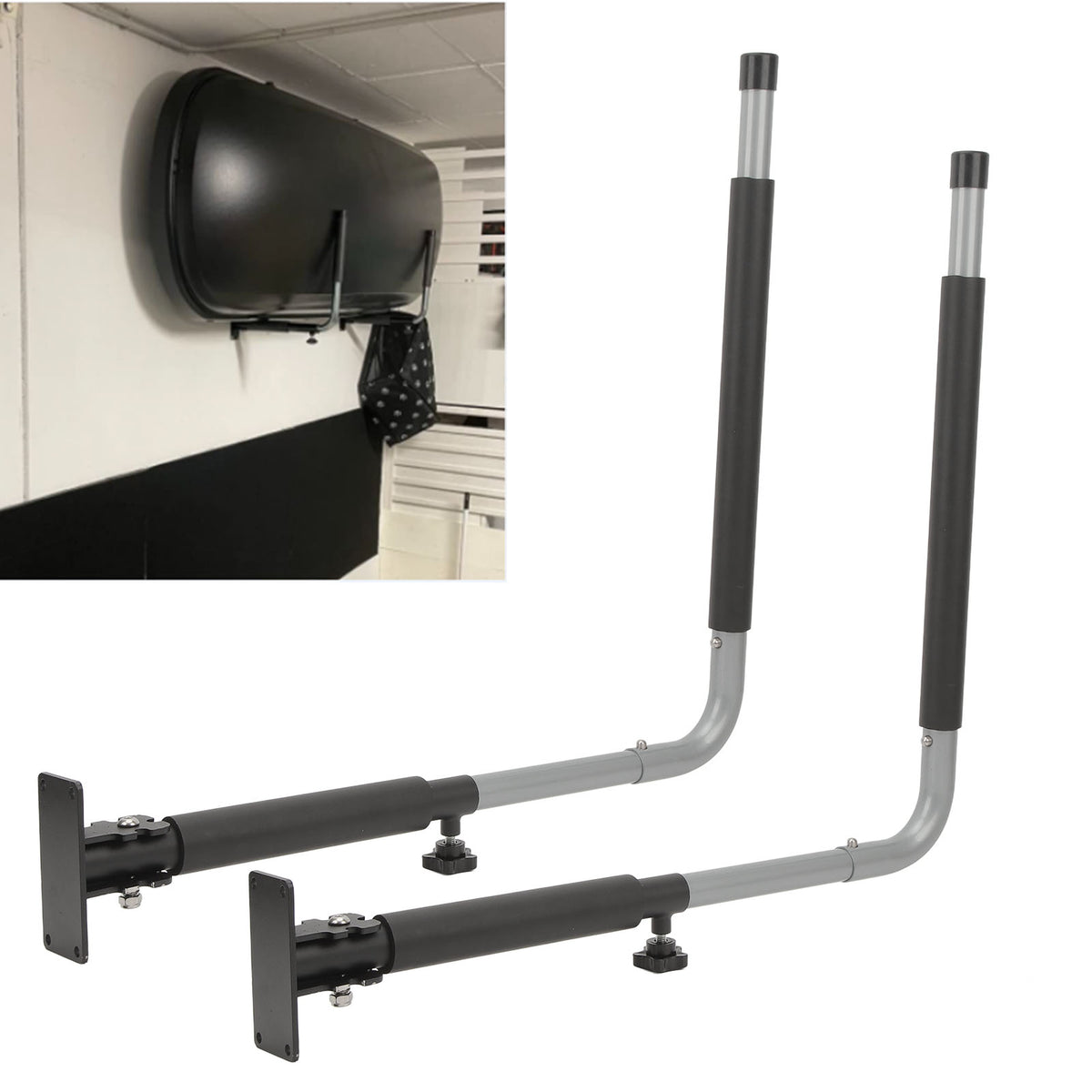 Kayak Storage Rack Powerful Weight Bearing Adjustable Easy Storage Car Roof Box