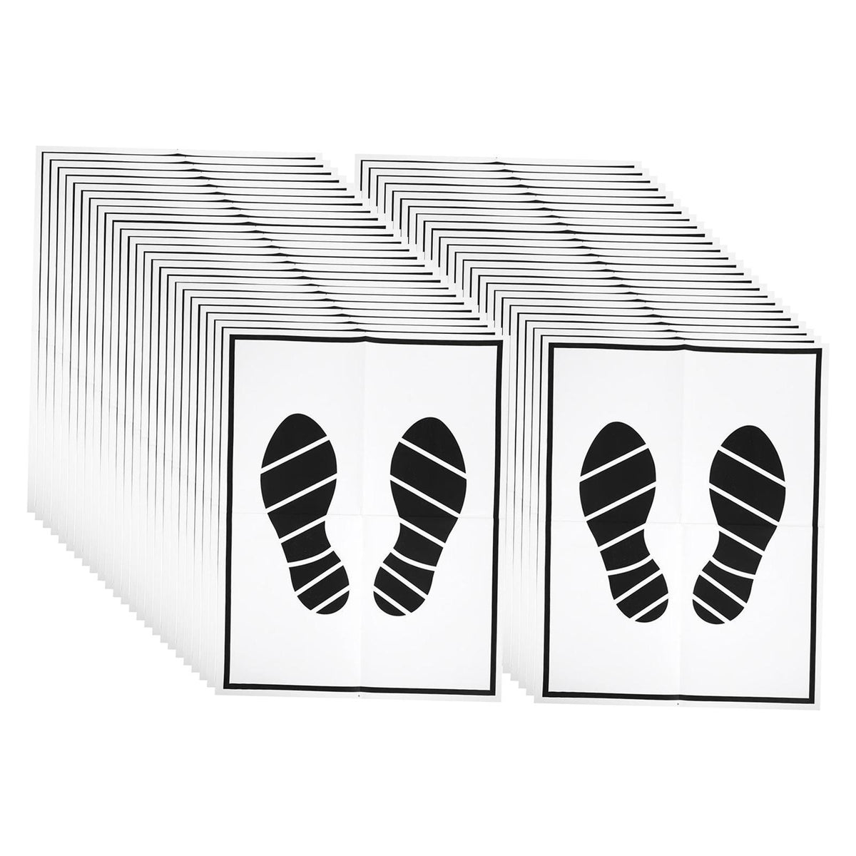 50 Pieces Disposable Paper Car Detailing Folding Floor Mats Waterproof Vehicle F