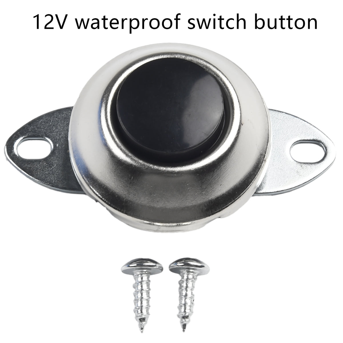 12V Switch Push Button Waterproof Metal Car Boat Track Horn Engine Start Starter