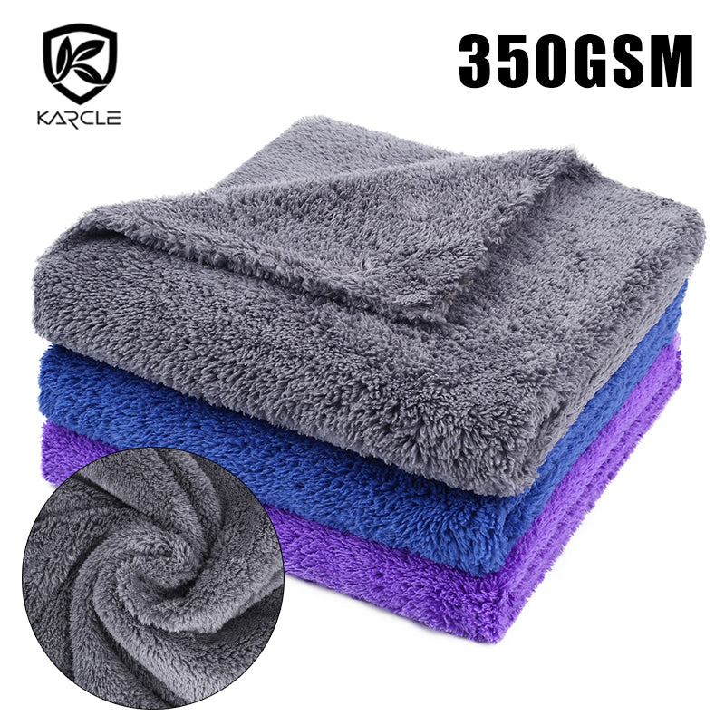 350GSM Car Wash Microfiber Towel Car Cleaning Cloth Car Detailing Super Absorben