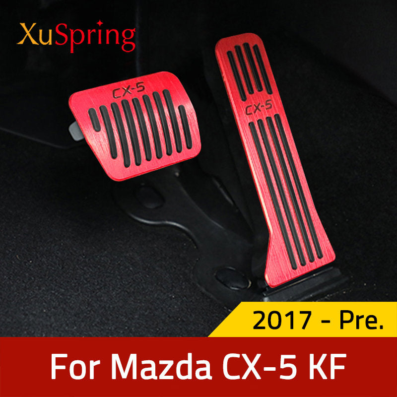 Car Refit Accelerator Footrest Pedals For 2013-2023 Mazda CX-5 CX5 KF KE RHD LHD
