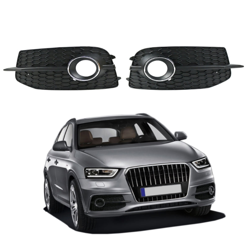 Front Bumper Grille for Q3 2012-2014 SLine 8U0807682D 8U0807681D Left/Right Gril