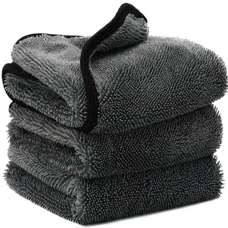SEAMETAL Car Wash Towel 1200GSM Microfiber Double-Sided Ultra Absorbent Car Wash