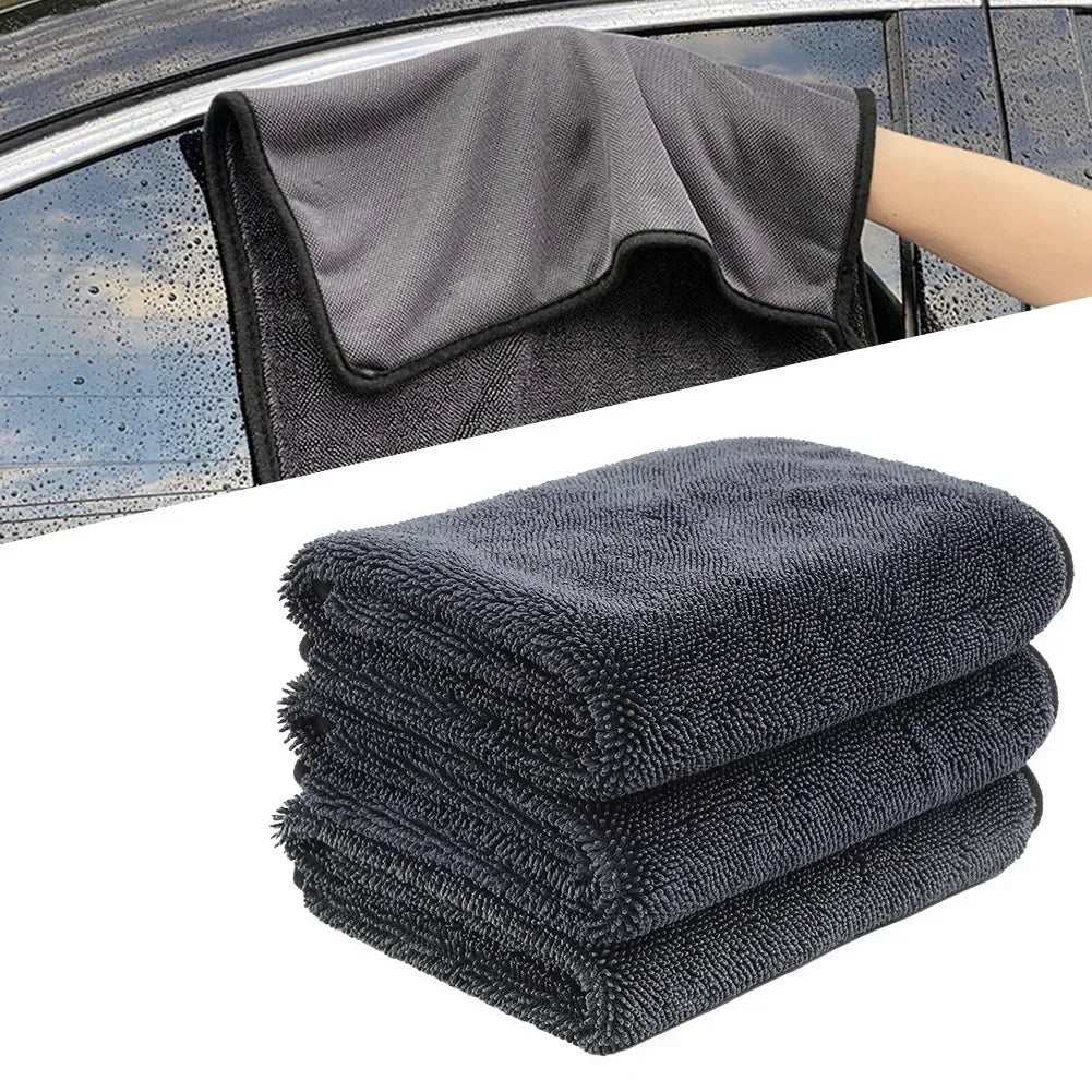 Microfiber Car Cleaning Towel Double-Sided Super Absorbent Car Wash Cleaning Clo