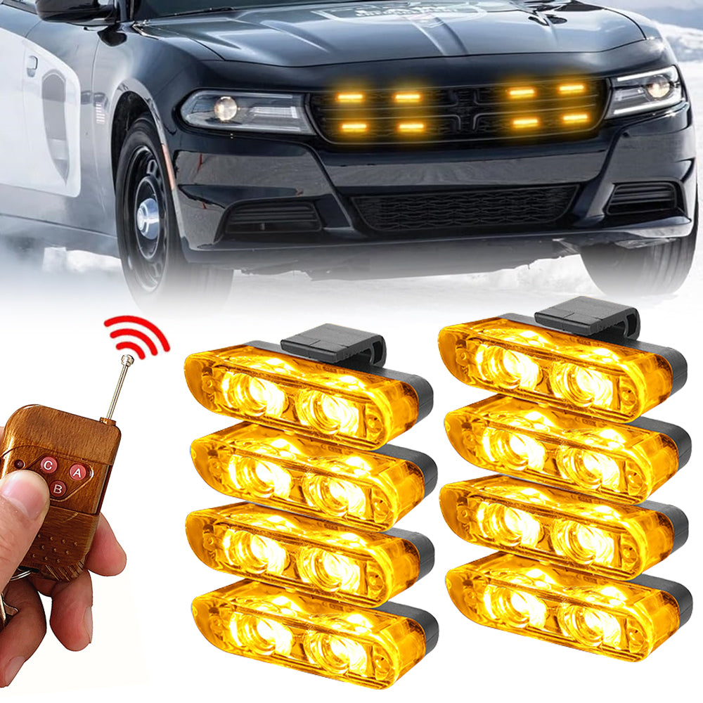 LED Emergency Strobe Lights Police Lights 12V With Wireless Remote Control LED F