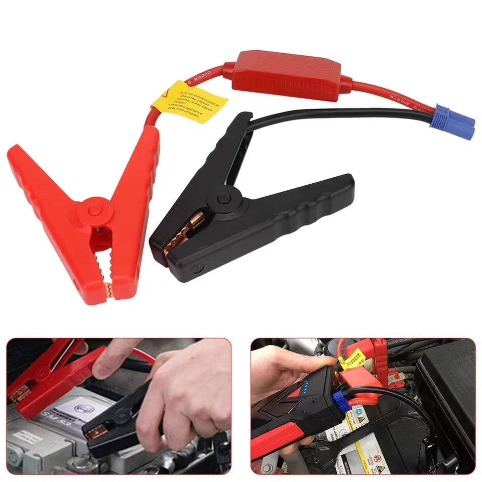 12V Jump Starter Alligator Clip For Car Trucks Emergency Battery Jump Cable Clam