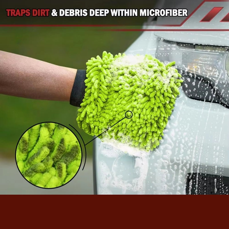 1/2-piece Set Scratch Free And Lint Free, Electric Bicycle Car Cleaning Microfib