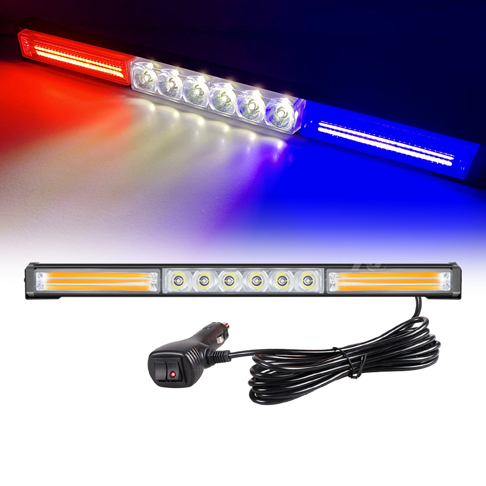 LED Warning Light Bar Police Car LED Strobe Emergency Light Beacon Autos Flashin