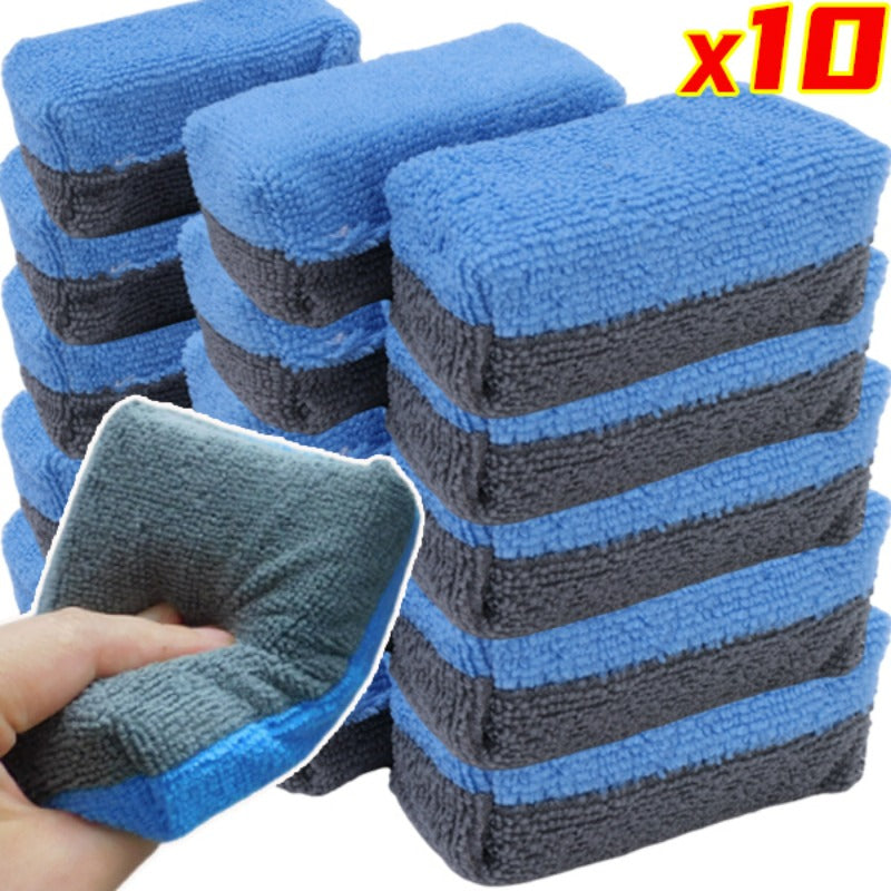 Car Microfiber Applicators Sponges Cleaning Waxing Crystal Polishing Paint Spong