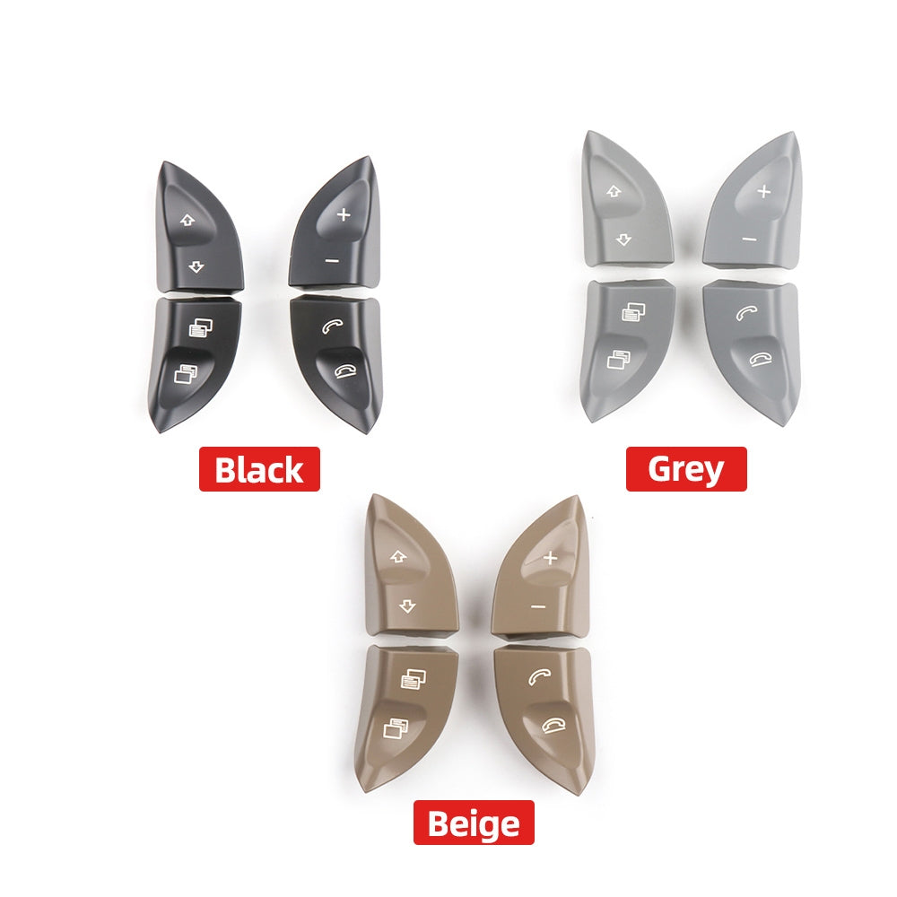 Car Steering Wheel Switch Control Buttons Cover Multi-function Switch Buttons Fo