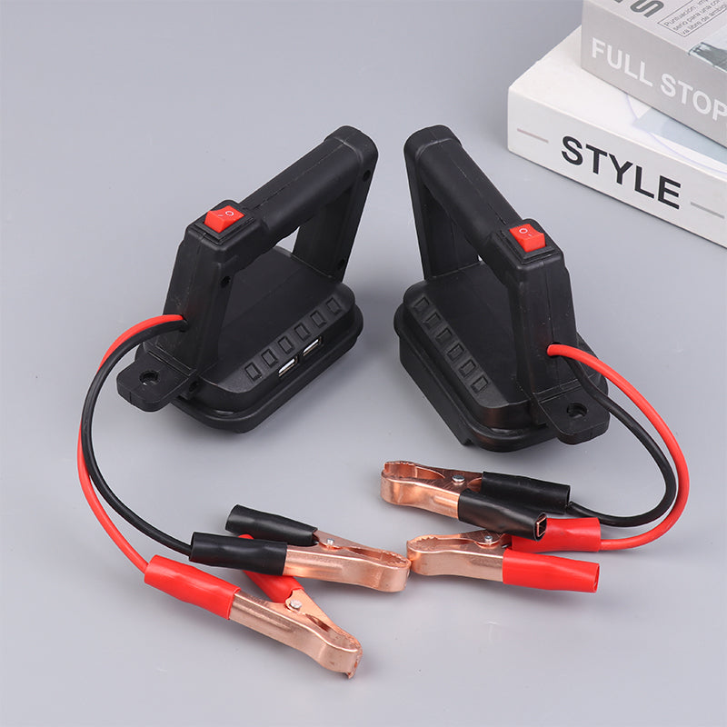 Durable Jump Starter Cables 1PC, Portable Battery Boosting Cords, Black & Red, Q