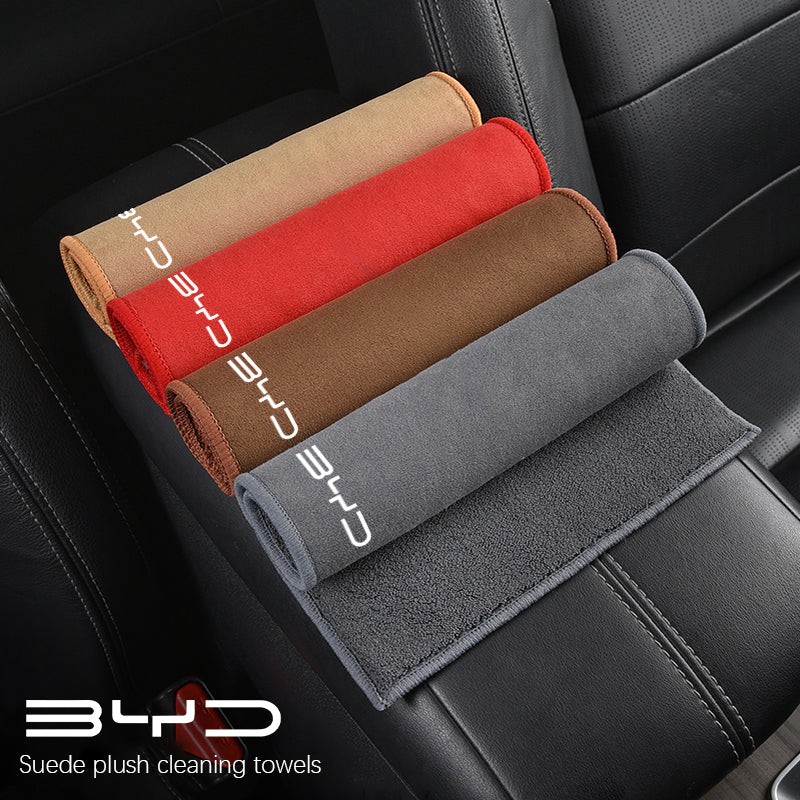 Microfiber Towel Car Cleaning Care Accessories For BYD Atto 3 Yuan Plus Han Tang
