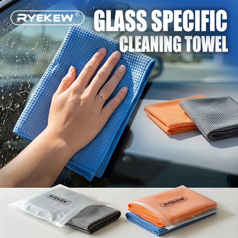 Ryekew Car Cleaning Cloth — Super-Absorbent Automotive Towel, Streak-Free Glass