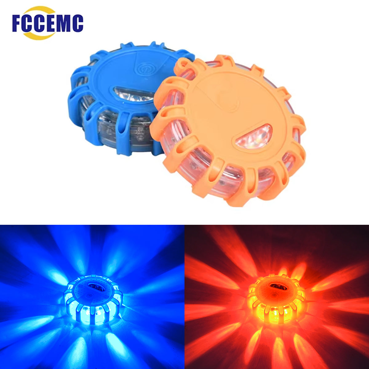 Magnetic LED Strobe Warning Light Car Emergency Road Rescue Safety Flashing Ligh