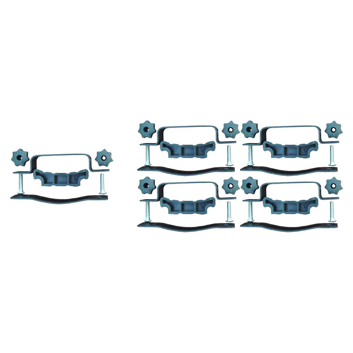 Roof Rack Clamp, Easy Install Cargo Box Mounting Bracket Accessory, Car Van Moun