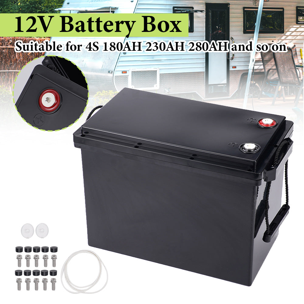 230AH 280AH for 4S Battery Storage Boxes 12V Solar Cells Case RV Yacht DIY Porta