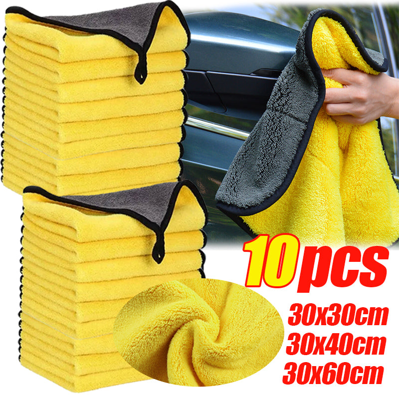 Car Wash Towels Cleaning Cloth Absorbent Dry Cloth General Purpose Microfiber To