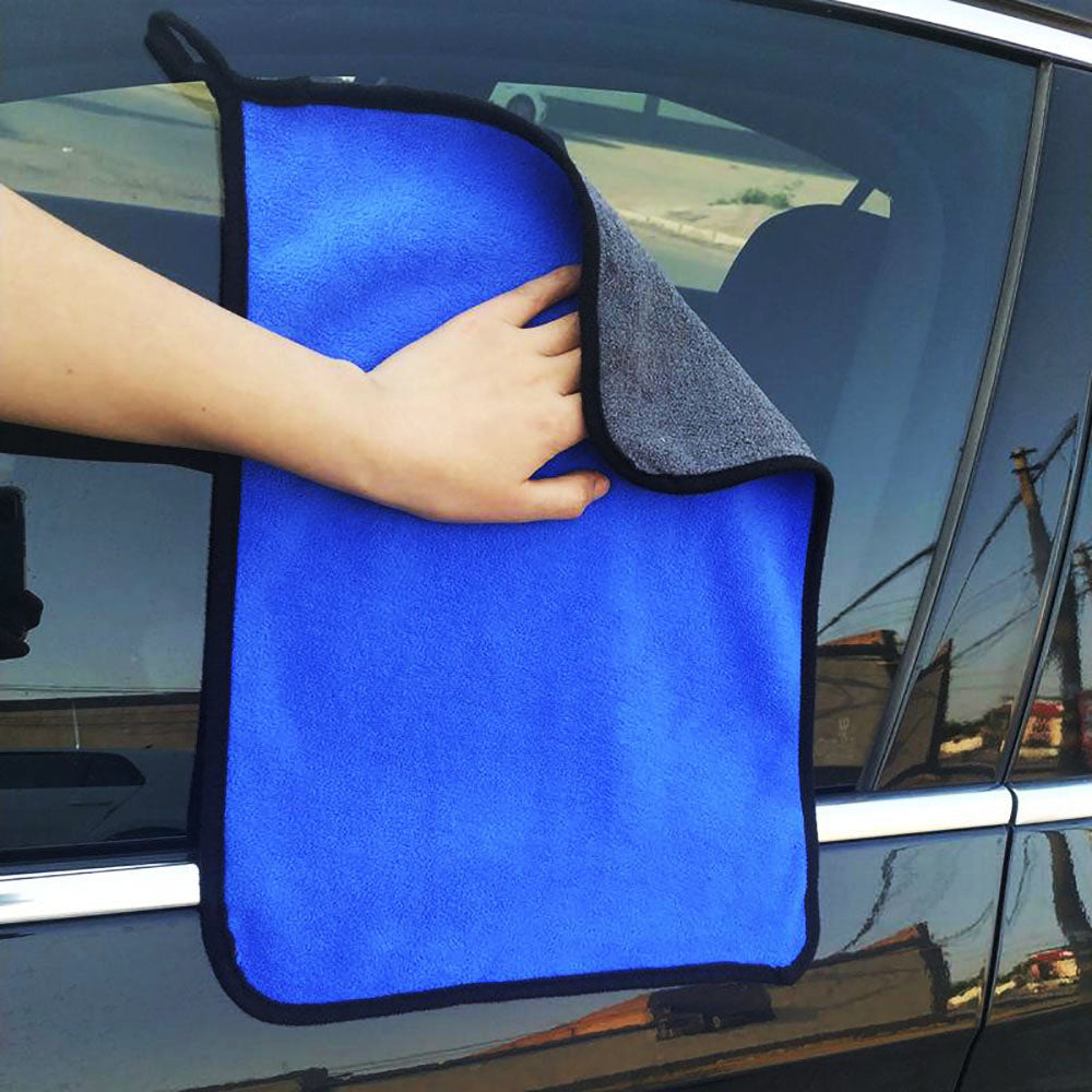 Microfiber Car Towel Double-Sided Super Absorbent Car Wash Towel Drying Cloth Ca
