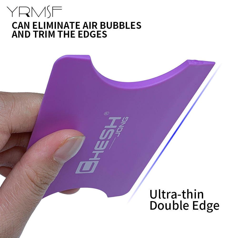 Car Stickers Ppf Tools Film Work Tool Purple Silicone Scraper Detailing Auto Win