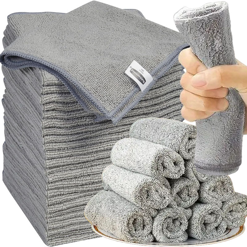 Microfiber Cleaning Cloths for Bicycle Car Kitchen Towel Absorbent Soft And Stai