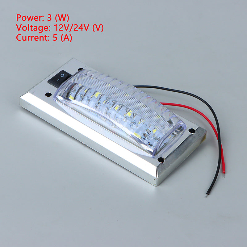LED 12V-24V Panel Light Car Interior Reading Lamp High Brightness Lights for Van