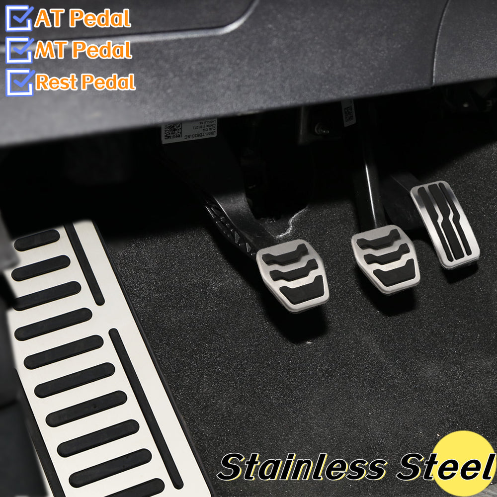Stainless Steel Car Pedal Cover for Ford Focus 2 3 4 MK2 MK3 MK4 RS ST 2005-2020