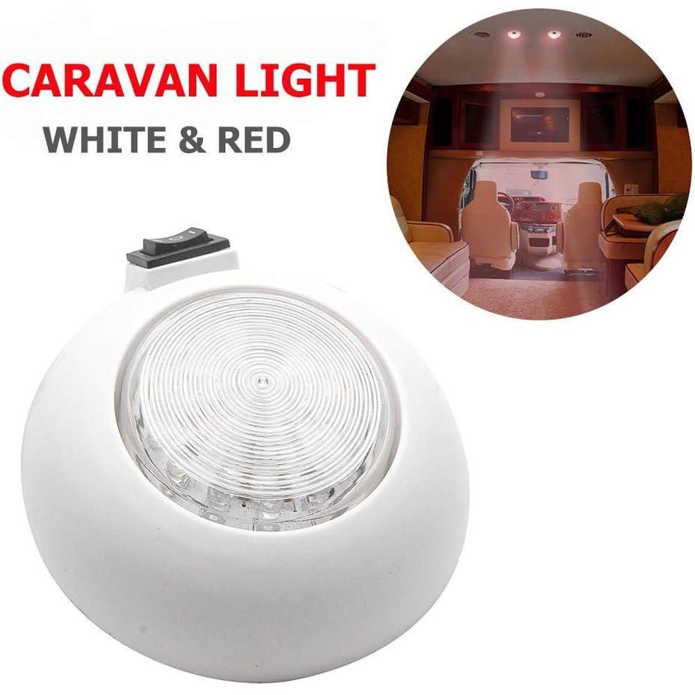 1Pcs 4 Inch Round LED Utility Dome Light for Home Truck RV Trailer Boat Aircraft