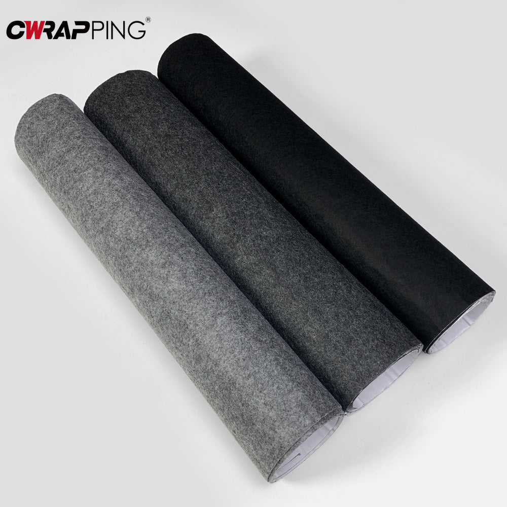 50x100cm Car Lining Carpet Felt Auto Detailing DIY Self Adhesive Film Carpet Non