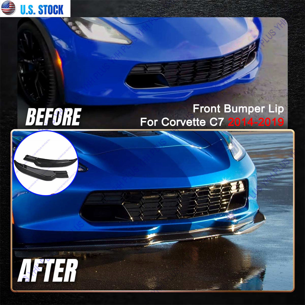 Corvette C7 Z06 2014-2019 Front Bumper Lip Splitter For Chevrolet Accessories Au